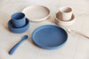 Dinner Set Silicone - Jeans Blue - 4 Pieces