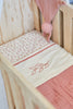 Fitted Sheet Crib Jersey 40/50x80/90cm Meadow - Rosewood