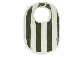 Bib Stripe Terry - Leaf Green - GOTS - 2 Pack