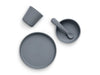 Dinner Set Silicone - Storm Grey - 4 Pieces