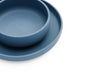 Dinner Set Silicone - Jeans Blue - 4 Pieces