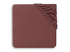 Fitted Sheet Crib Jersey 40/50x80/90cm - Chestnut
