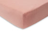 Fitted Sheet Cot Jersey 60x120cm - Pale Pink/Rosewood - 2 Pack