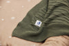 Blanket Crib 75x100cm Pure Knit - Leaf Green - GOTS