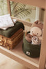 Changing Table Basket Pure Knit - Leaf Green