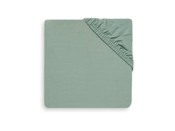 Fitted Sheet Cot Jersey 60x120cm - Ash Green