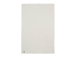 Blanket Crib 75x100cm River Knit - Cream White/Coral Fleece